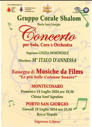 Concerto della corale shalom